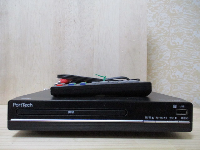 E300-10S DVDプレイヤー PortTech 08D-DVP30N  電池無 ケ-ブル付 電源のみ確認 中古 (T23 右)拍卖