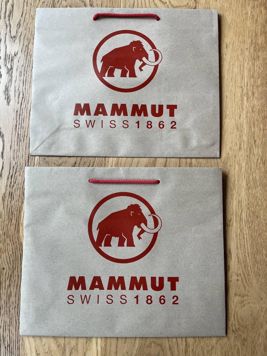 未使用 MAMMUT ショップ袋 2枚拍卖