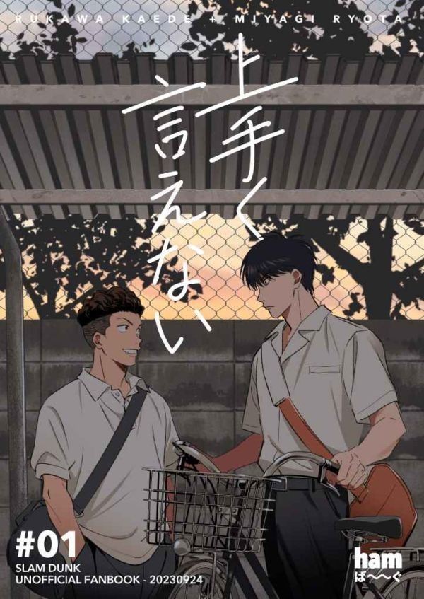 「上手く言えない」ham スラムダンク 同人誌 流川楓 宮城リョータ A5 22p拍卖