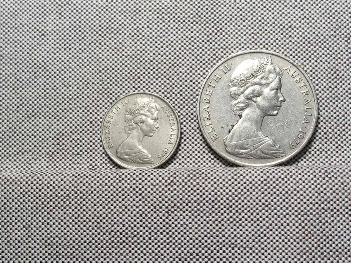 オーストラリア 硬貨 2枚拍卖