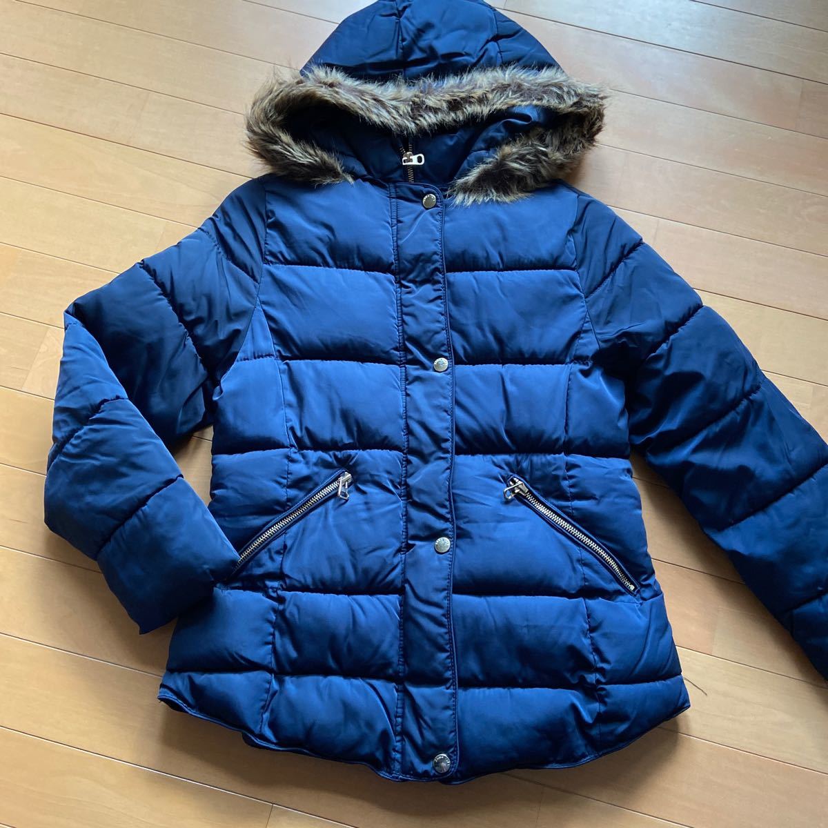 ZARA☆ダウン風あったか中綿コート♪サイズ164☆美品拍卖