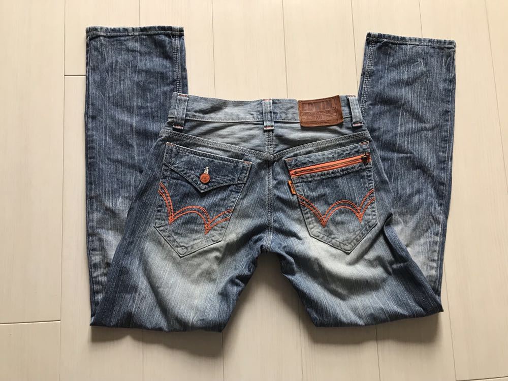 【即決】W30 エドウィン EDWIN XV エクスクルーシブヴィンテージ オレンジステッチ 403XVS拍卖