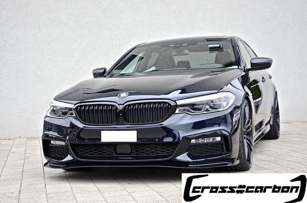 ◆BMW G30/G31 5シリーズMスポーツ用HAMAタイプフロントカーボンスポイラー/カーボンリップ/ハーマンカートン/520/523/535/550/540拍卖