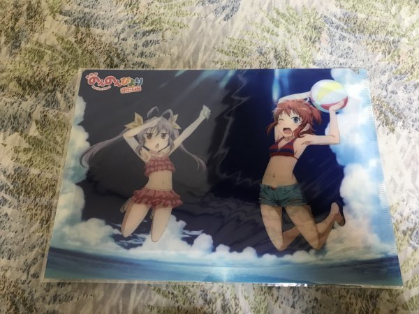 235クリアファイル 劇場版 のんのんびより ばけーしょん」 ムービック 水着 れんげ&夏海拍卖