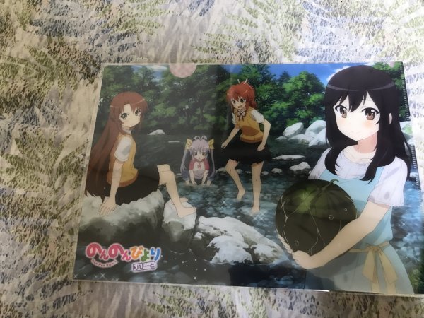 235クリアファイル のんのんびより りぴーと ムービック れんげ ほたる 夏海 小鞠拍卖
