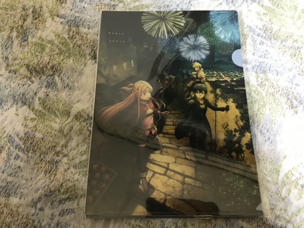 235クリアファイル 劇場版 ソードアート・オンライン -プログレッシブ- 冥き夕闇のスケルツォ  前売り特典拍卖