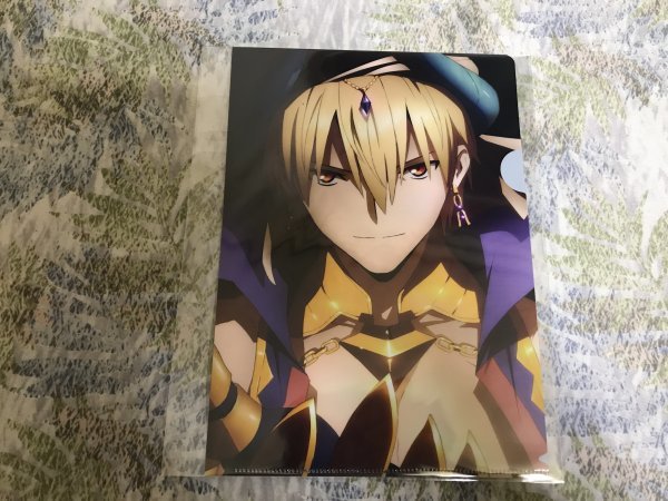 236クリアファイル FGO Fate Grand Order 絶対魔獣 バビロニア ローソンHMV バビロニア展 ギルガメッシュ拍卖