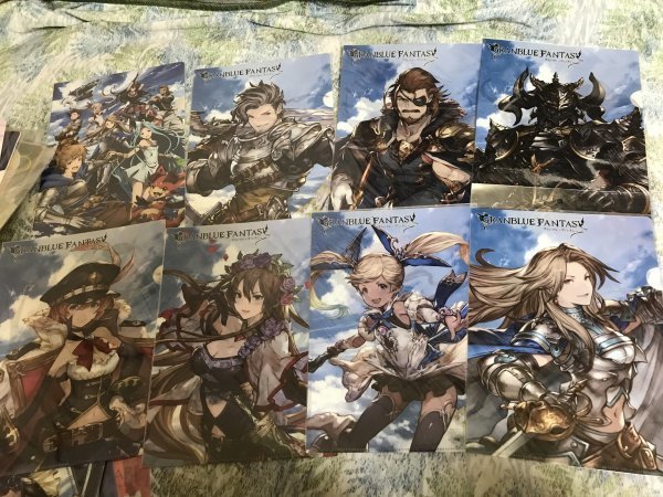 231クリアファイル グランブルーファンタジー展 イベント ムービック まとめ 8枚セット カタリナ イオ ロゼッタ リーシャ 黒騎士拍卖