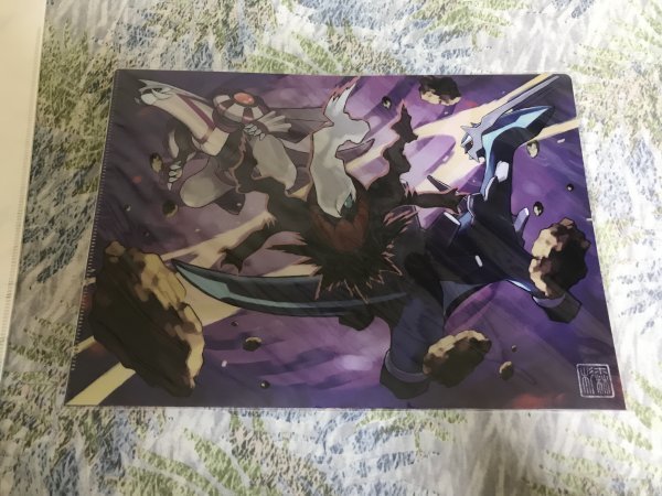 233クリアファイル ポケモンセンター限定 杉森健 異空間の戦い ディアルガ パルキア ダークライ拍卖