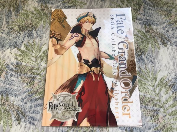 233クリアファイル FGO Fate/Grand Order セガコラボカフェ キャスター/ギルガメッシュ拍卖