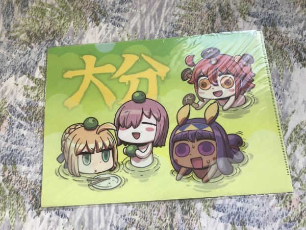 233クリアファイル FGO Fate Grand Order  FGO冬祭り2017 大分限定 ぐだ子 マシュ セイバー拍卖