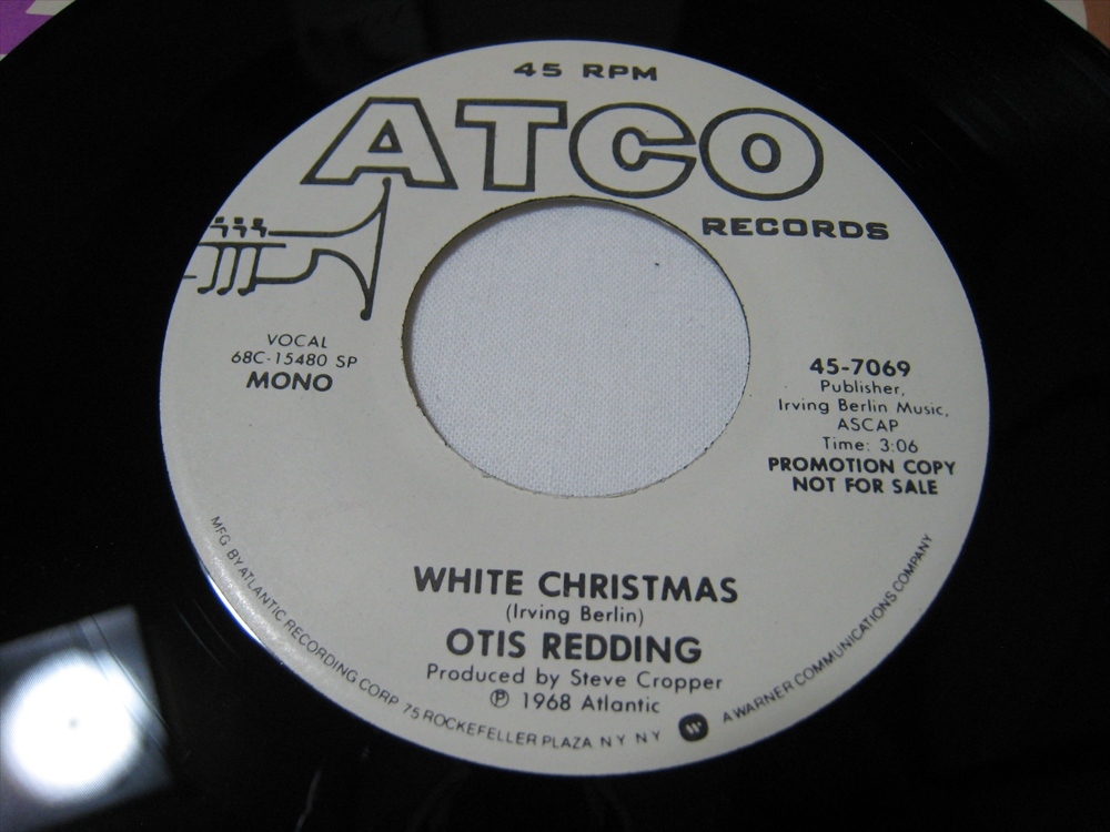 【7”】●白プロモ MONO● OTIS REDDING // WHITE CHRISTMAS / MERRY CHRISTMAS, BABY US盤 オーティス・レディング ホワイト・クリスマス拍卖