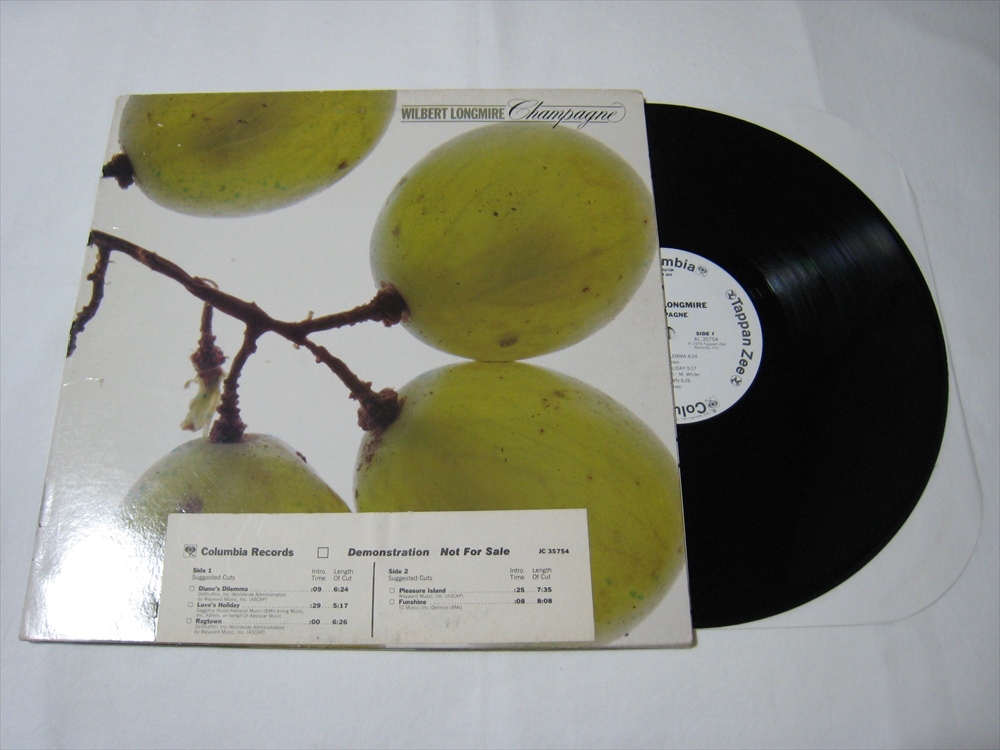 【LP】 WILBERT LONGMIRE / ●白プロモ● CHAMPAGNE US盤 ウィルバート・ロングマイアー シャンペン BOB JAMES ERIC GALE RICHARD TEE拍卖