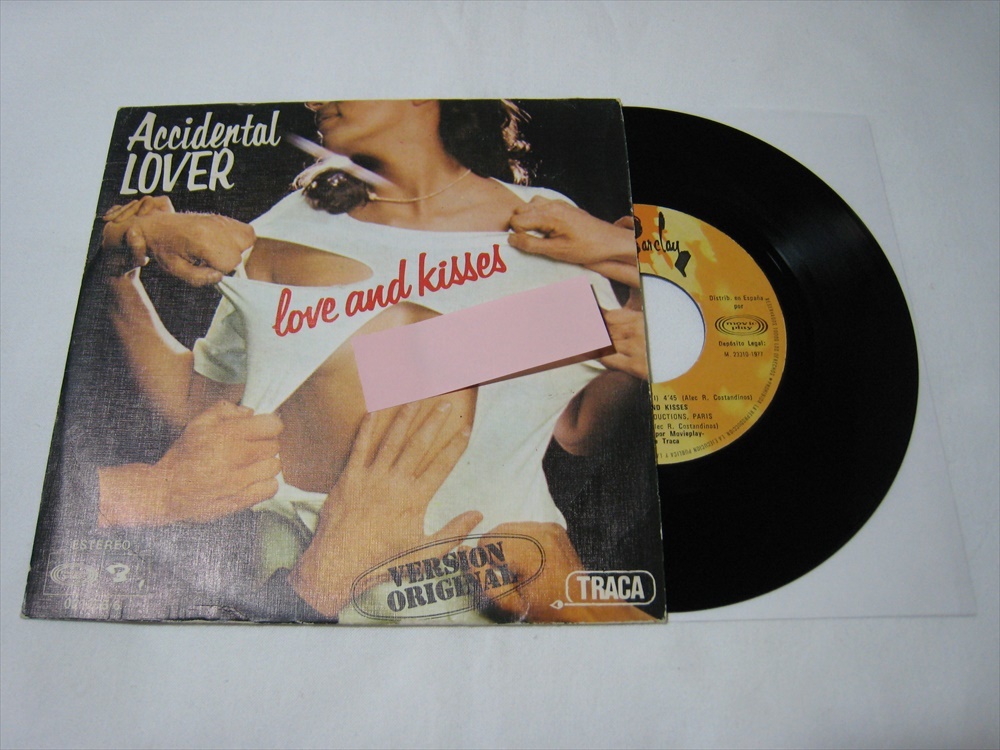 【7”】 LOVE AND KISSES / ACCIDENTAL LOVER スペイン盤 ラヴ・アンド・キッセズ アクシデンタル・ラヴァー拍卖
