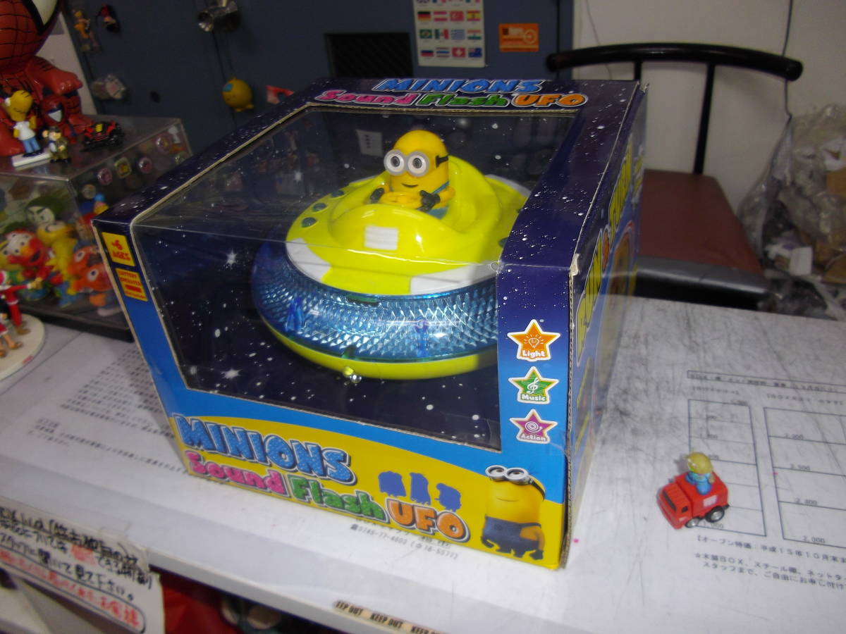 ◆◆爆レア!◆超可愛い!◆『ミニオンon THE電動UFO』未開封展示◆新機【boxman_77】拍卖