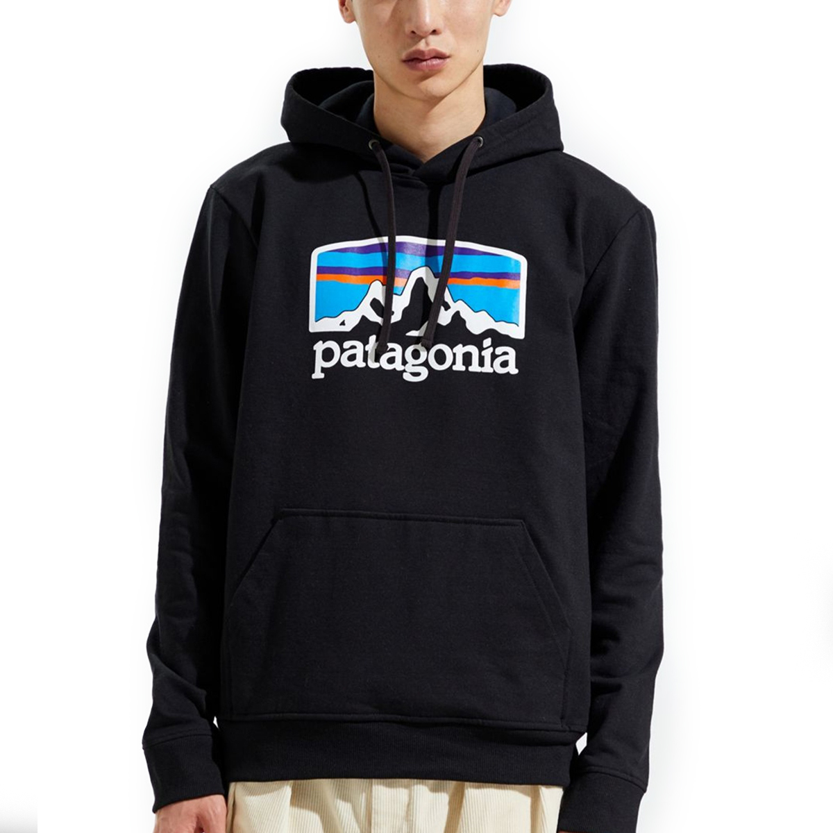 【新品本物 USA購入】Patagonia パタゴニア■ Fitz Roy Horizon Hoodie ■ ブラック / S ■ロゴパーカー スウェットパーカ拍卖