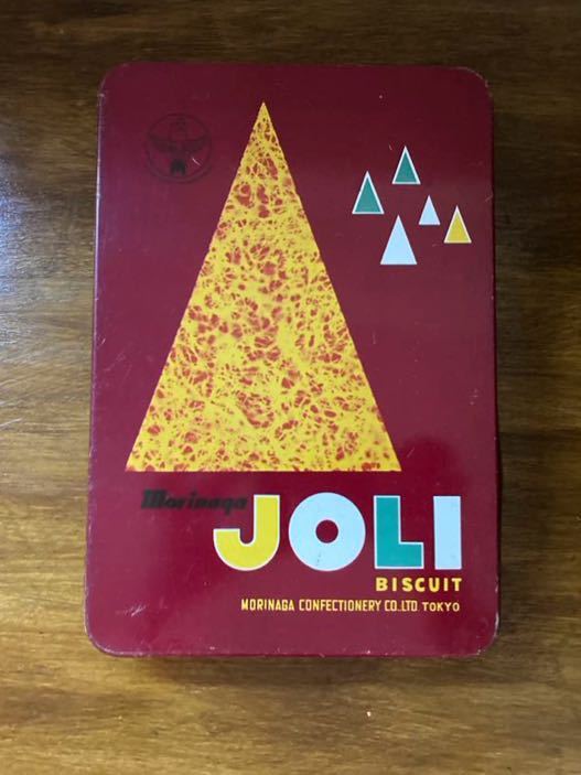昭和レトロ/ 森永 ジョリィ ビスケット 空缶 JOLI 空き缶 /森永製菓株式會社/詰合/全国ビスケット協会拍卖