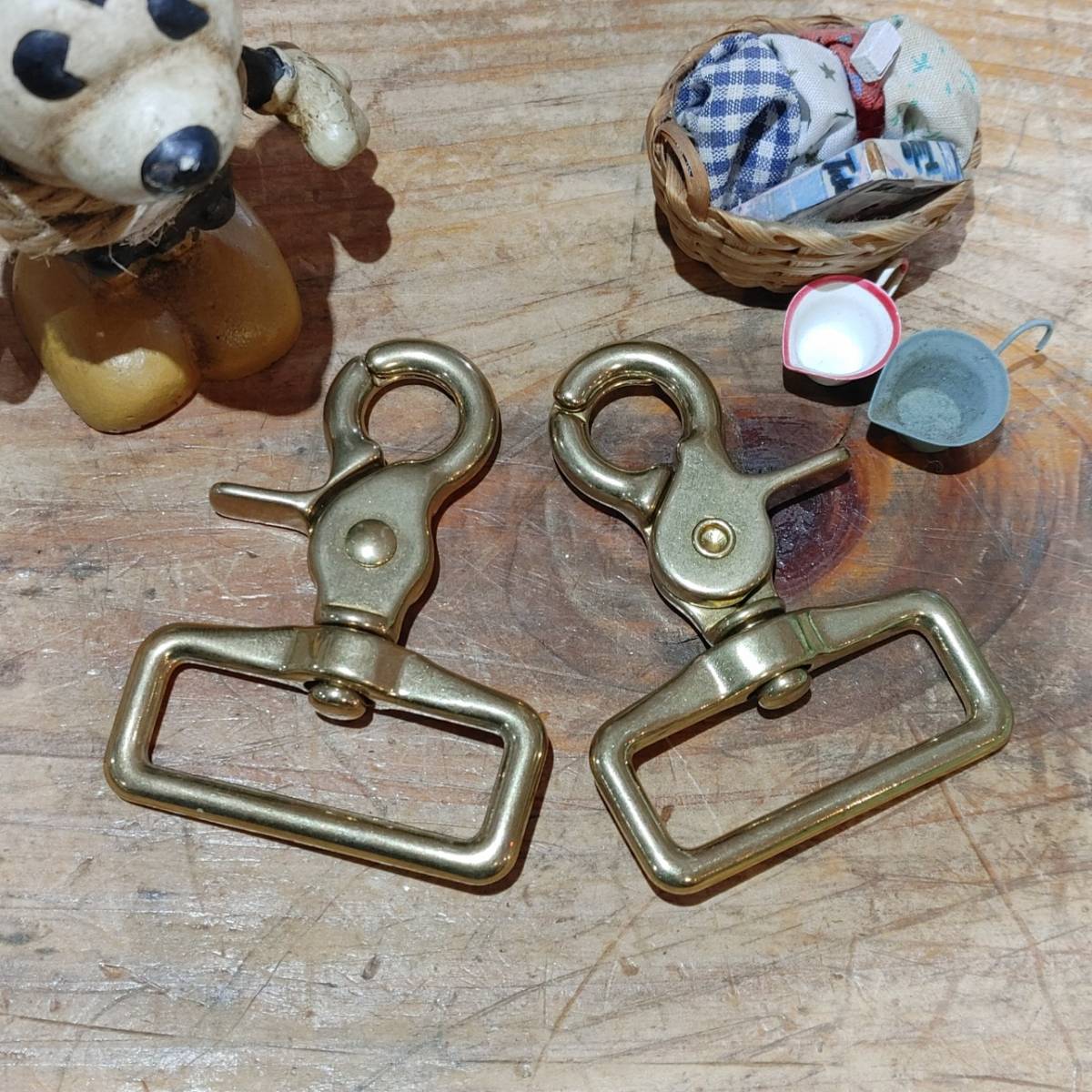 レザークラフト 真鍮金具 Brass レバーナス 内径39mm 2個 セット拍卖