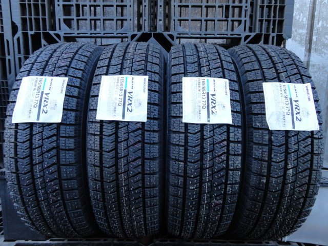 ●5777 新品 ブリヂストン VRX2 165/65R13 4本 2021年製 №00 国内正規品 日本製拍卖