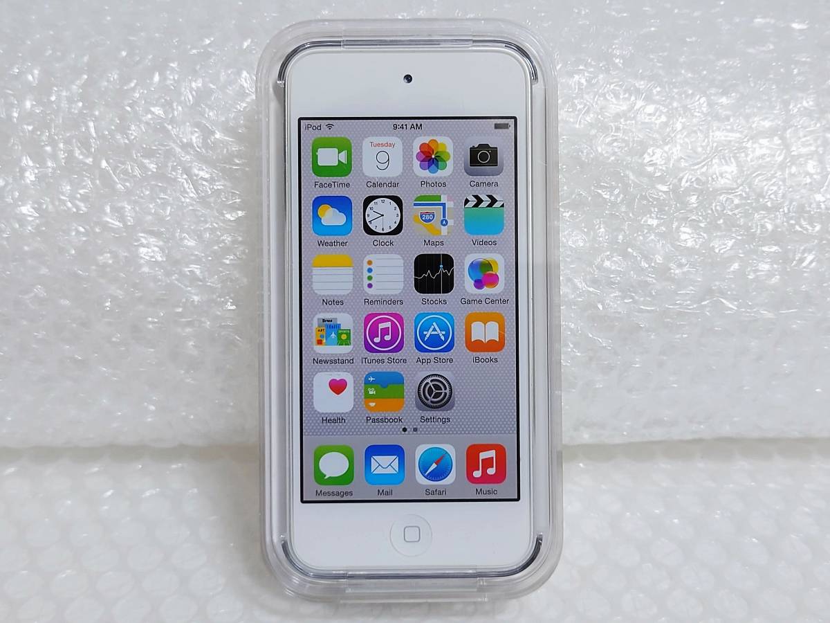 現状品 未開封+廃盤品 Apple iPod touch MGG52J/A A1421 ホワイト アップル 第5世代 16GB拍卖