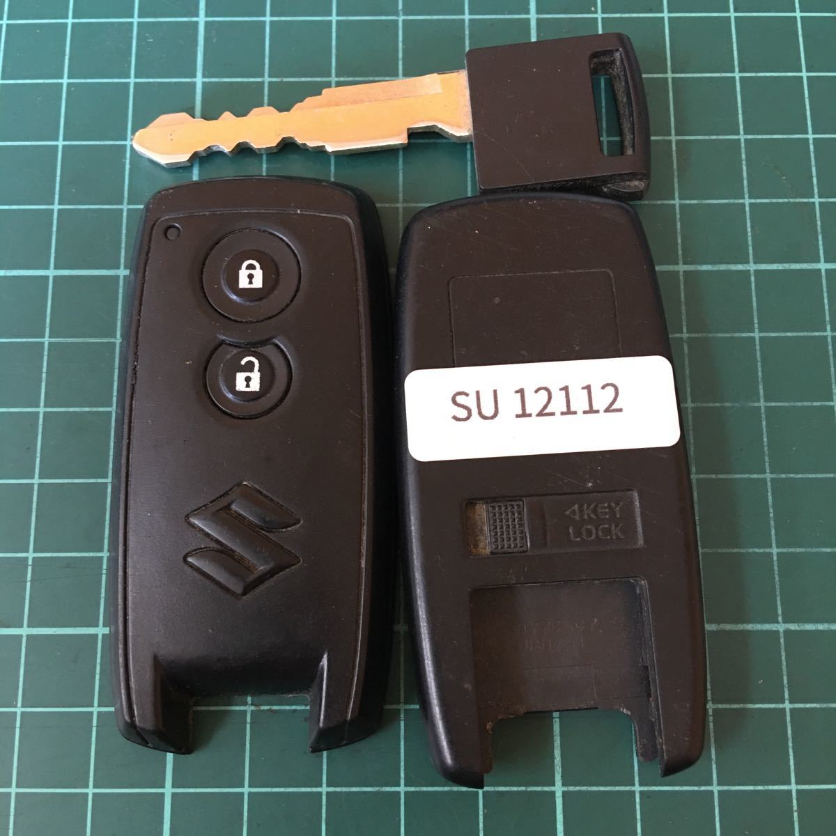 SU12112 スズキ U43PB14B 2ボタン スマートキー キーレスリモコン モコ セルボ フレア ワゴンR MRワゴン等 日産マツダAZワゴン MG22S MH22S拍卖