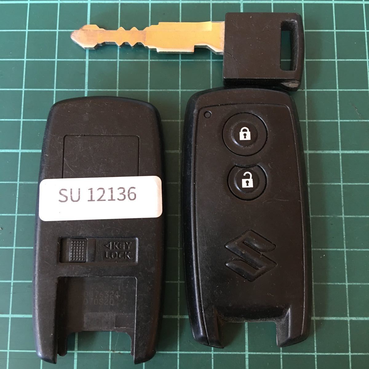 SU12136 スズキ U43PB14B 2ボタン スマートキー キーレスリモコン モコ セルボ フレア ワゴンR MRワゴン等 日産マツダAZワゴン MG22S MH22S拍卖