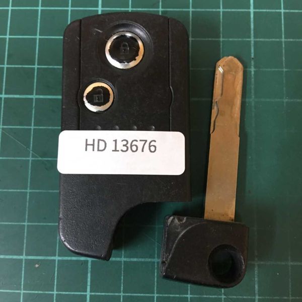 HD13676点灯 ホンダ 純正 72147-SFA-J01 スマートキー 2ボタンキーレス リモコン ライフ ゼスト フィット オデッセイ等拍卖