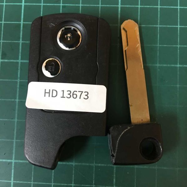 HD13673点灯 ホンダ 純正 72147-SFA-J01 スマートキー 2ボタンキーレス リモコン ライフ ゼスト フィット オデッセイ等拍卖