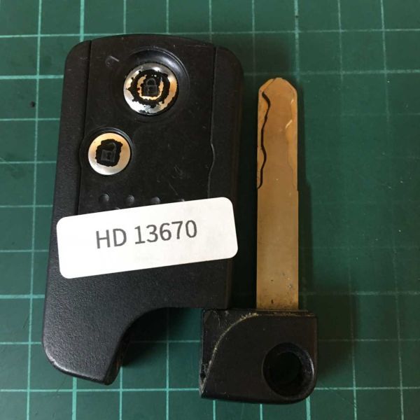 HD13670点灯 ホンダ 純正 72147-SFA-J01 スマートキー 2ボタンキーレス リモコン ライフ ゼスト フィット オデッセイ等拍卖