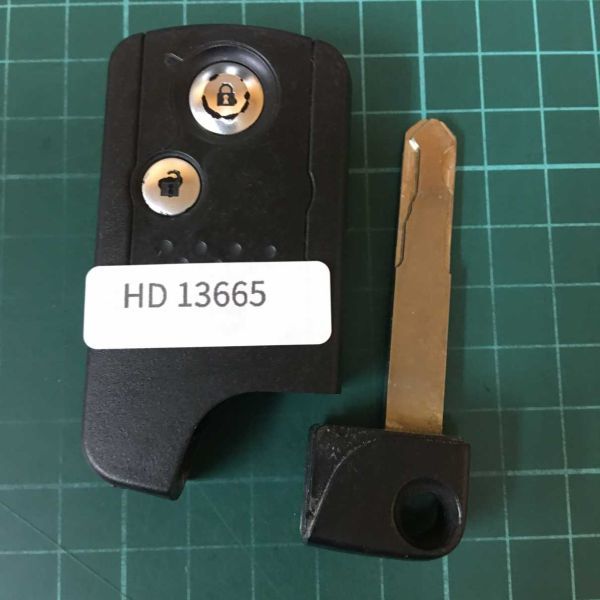 HD13665点灯 ホンダ 純正 72147-SFA-J01 スマートキー 2ボタンキーレス リモコン ライフ ゼスト フィット オデッセイ等拍卖