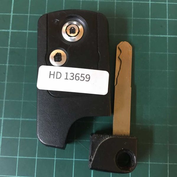 HD13659点灯 周波数 72147-SZH-003 ホンダ純正 ライフ ゼスト フィット インサイト CR-Z 2ボタン スマートキー キーレス リモコン拍卖