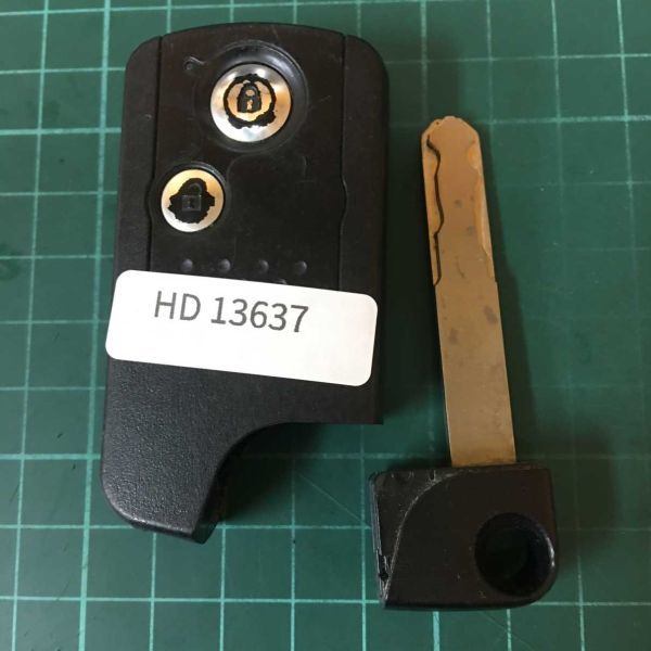 HD13637点灯 周波数 72147-SZH-003 ホンダ純正 ライフ ゼスト フィット インサイト CR-Z 2ボタン スマートキー キーレス リモコン拍卖