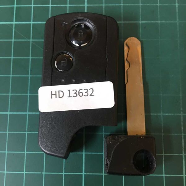 HD13632点灯 周波数 72147-SZH-003 ホンダ純正 ライフ ゼスト フィット インサイト CR-Z 2ボタン スマートキー キーレス リモコン拍卖