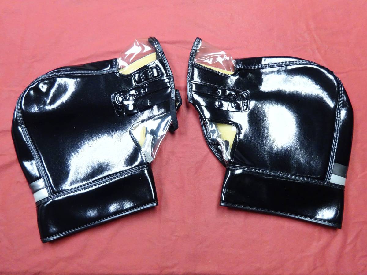 ハンドルカバー 汎用 当時物 昭和 スクーター ビンテージ レトロ 黒 ブラック拍卖