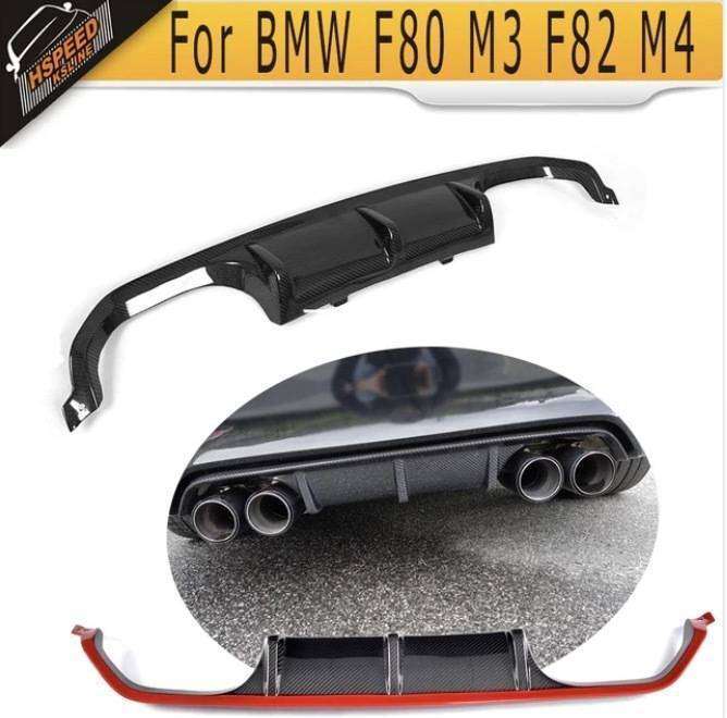 BMWー カーボンファイバー リアバンパー リップスポイラー BMW F80 M3 F82 F83 M4拍卖