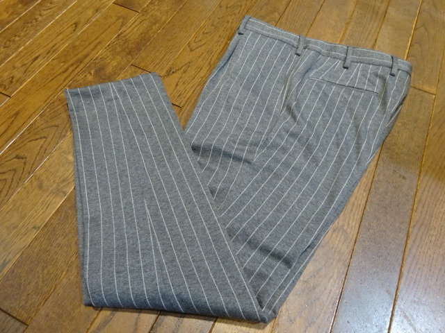 激安!新品 送料無料 イタリア デボォーレ パンツ グレーストライプ 54拍卖