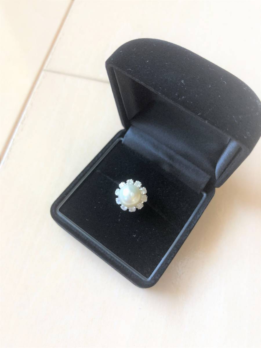 新品同様★パール タイピン タイタック ネクタイピンに 天然石/鉱石/原石 ニューパール★ケース付き拍卖