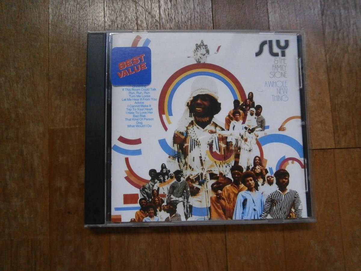 SLY&THE FAMILY STONE スライ&ザ・ファミリー・ストーン CD A WHOLE NEW THING 拍卖