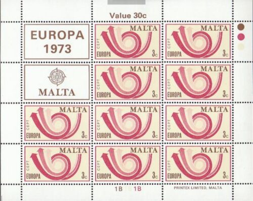 マルタ『ヨーロッパ』12枚シート 1973 A 小難拍卖