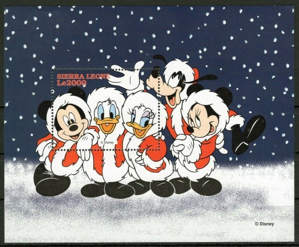 シエラレオネ切手『ディズニー』(クリスマス) B拍卖
