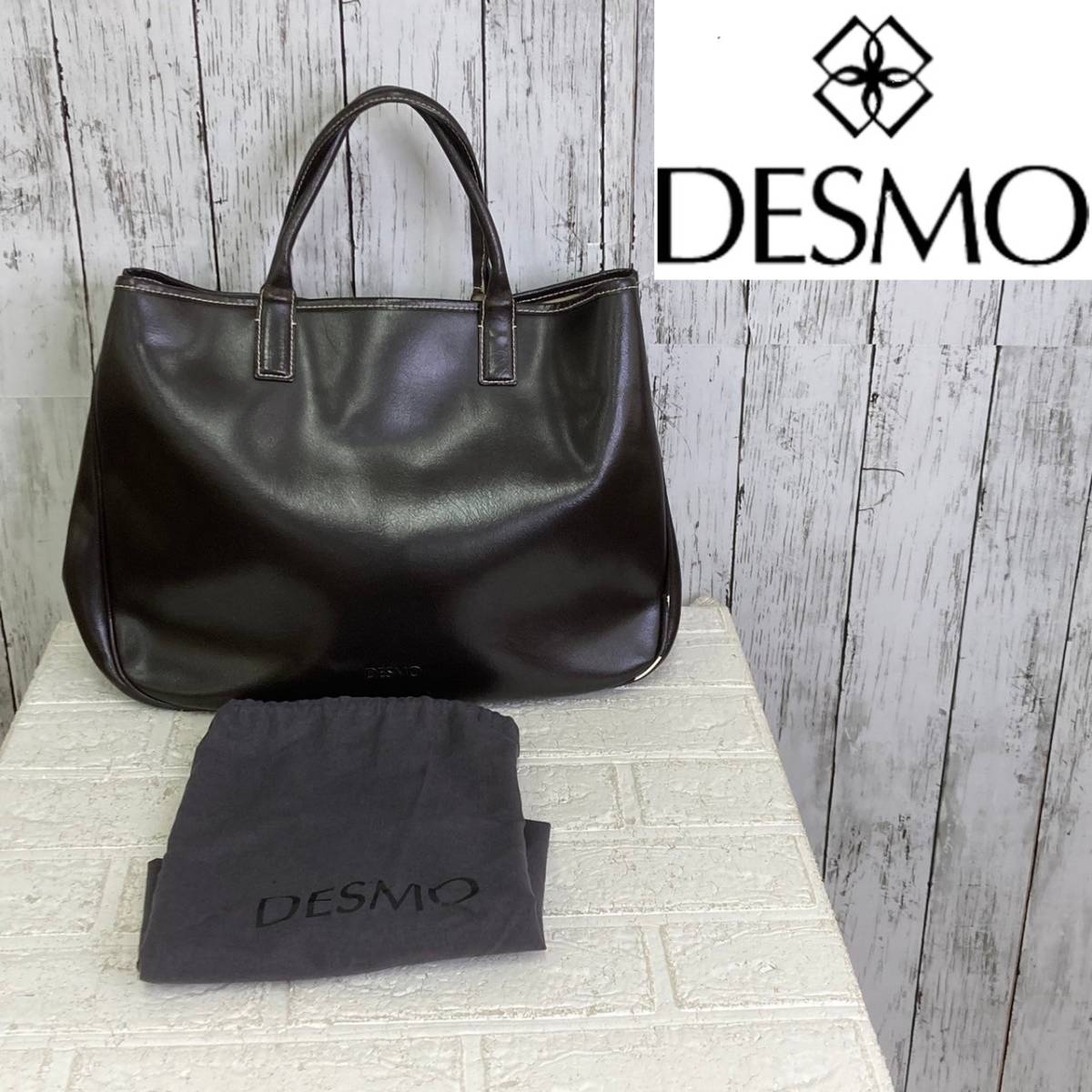 DESMO★デズモ★ハンドバッグ トートバッグ 大容量 レディース レザー MADE IN ITALY 54-92拍卖