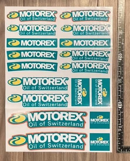 ★送料無料★Motorex モトレックス カッティング ステッカー デカール セット 24 × 32cm拍卖