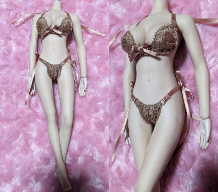 1/6ドール用 TBLeague ファイセンS07 クールガール ブラ&紐スキャンティ拍卖