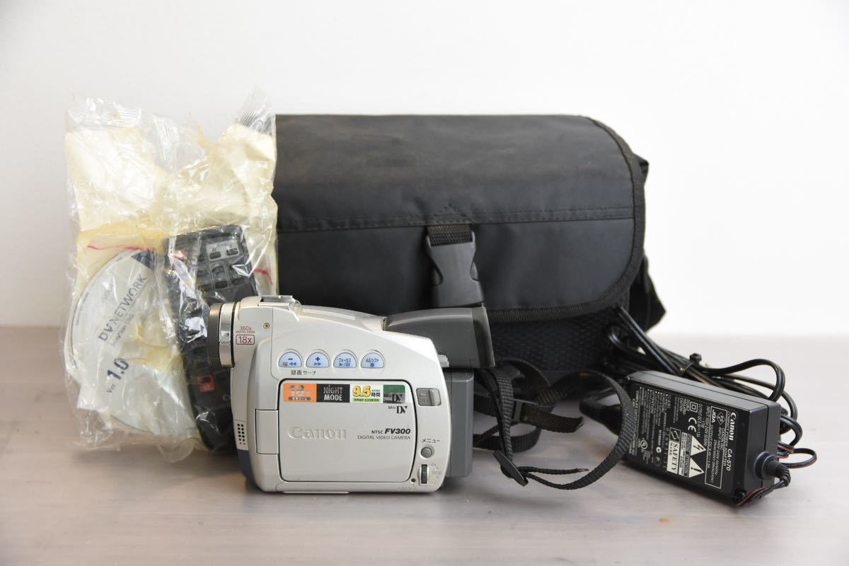 デジタルビデオカメラ Canon キャノン FV300 X96拍卖