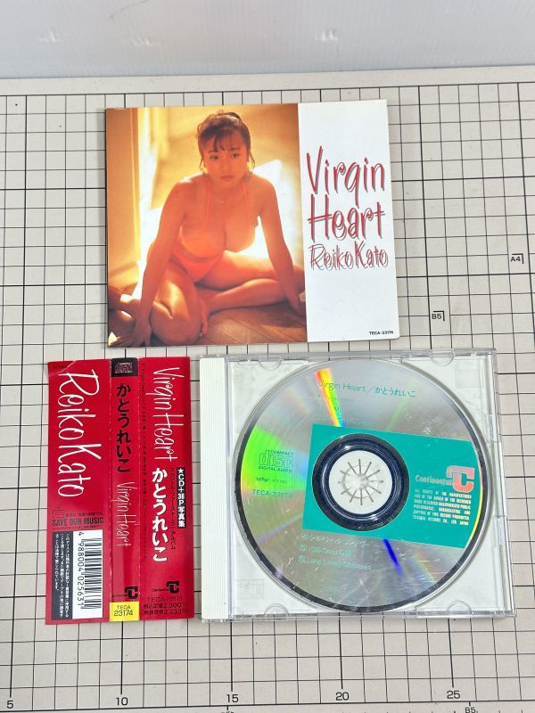 【CD|セル版|盤面良好|帯付き】かとうれいこ Virgin Heart (廃盤)拍卖