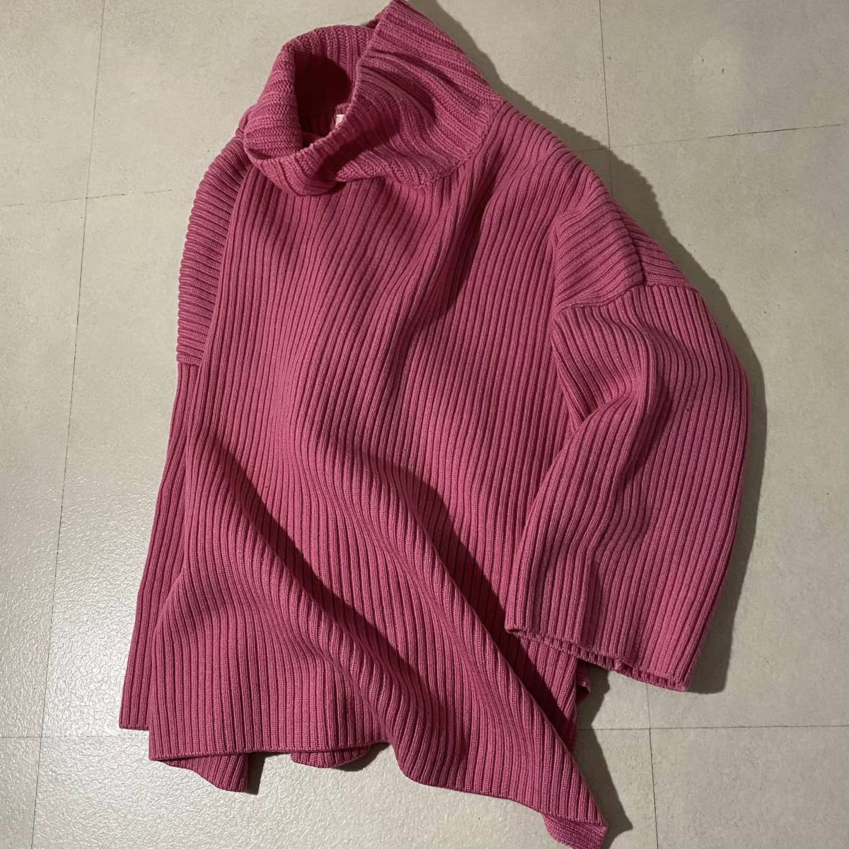 BLUEBIRD BOULEVARD Ron Herman ロンハーマン ニット セーター モックネック 5分袖ニット レディース ハイネック 着用感SM【XS】拍卖