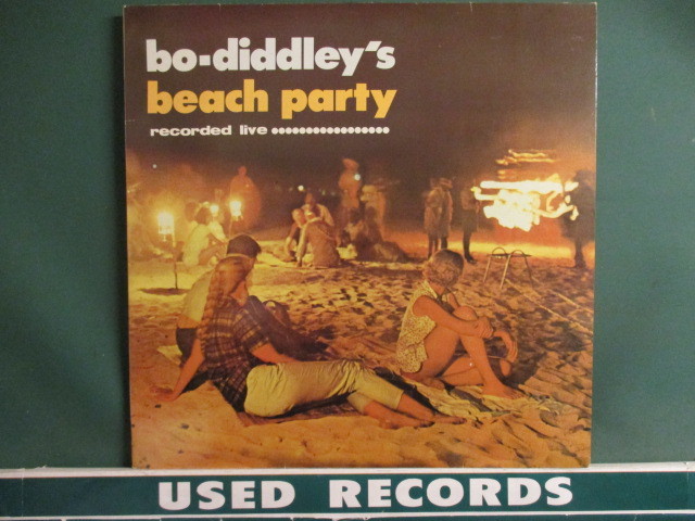 Bo Diddley : Bo-Diddley's Beach Party LP (( ロックンロール Live ! / R&B R&R Rock 'N Roll Rock N Roll / 落札5点で送料当方負担拍卖