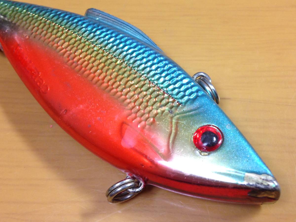 ★BILL LEWIS★ ビルルイス ラトルトラップ ブルーオレンジ ※塗装剥げあり、前後のフック無し #20-1039拍卖