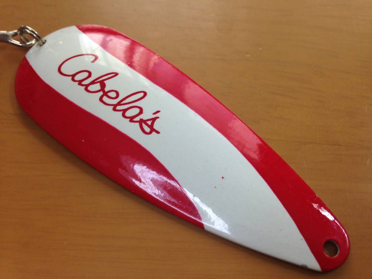 ★CABELA’S★ カベラス スプーン 9cm 25g レッドホワイト 検索用 ダーデブル アブ #20-981拍卖