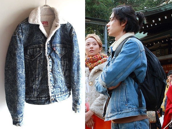 希少 80sビンテージ LEVI'S リーバイス USA製 ボアデニムジャケット Gジャン ボアジャン L 菅田将暉さん着 常田大希さん着 ヨンス着拍卖